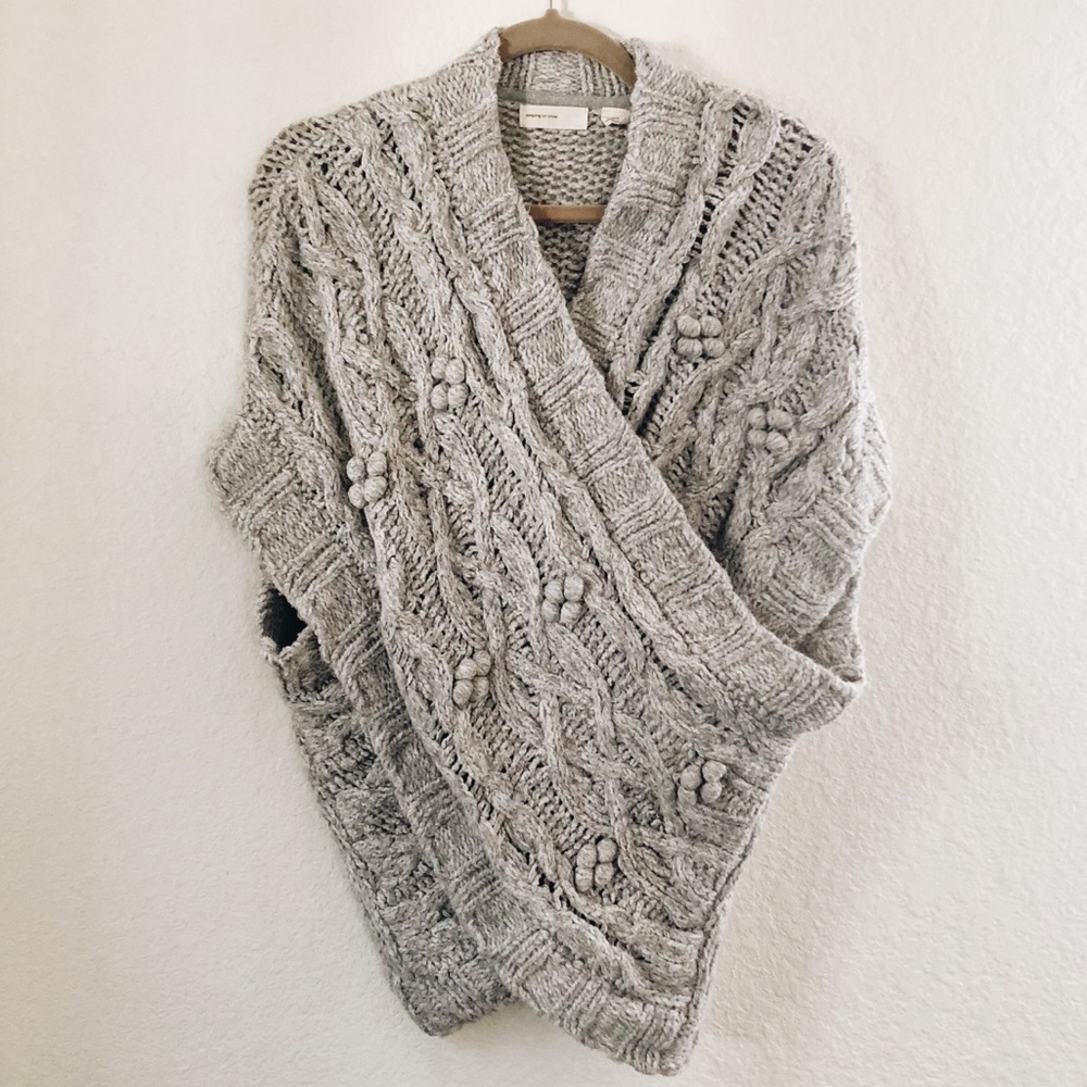 Anthropologie - Knit Wrap Vest